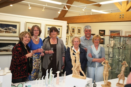 We were pleased to welcome members of the South Wales Potters to the group exhibition entitled "From the Earth"